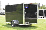 6' x 12' Enbeck Single Axle Enclosed Aluminum Cargo Trailer Speedway Trailers Guelph Cambridge Kitchener Ontario Canada