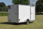 6' x 12' Enbeck Single Axle Enclosed Aluminum Cargo Trailer Speedway Trailers Guelph Cambridge Kitchener Ontario Canada