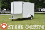 6' x 12' Enbeck Single Axle Enclosed Aluminum Cargo Trailer Speedway Trailers Guelph Cambridge Kitchener Ontario Canada