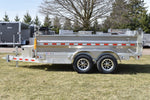 6' x 12' Enbeck 5 Ton Tandem Axle Aluminum Dump Trailer w/ Aluminum Rims Speedway Trailers Guelph Cambridge Kitchener Ontario Canada