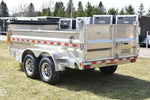 6' x 12' Enbeck 5 Ton Tandem Axle Aluminum Dump Trailer w/ Aluminum Rims Speedway Trailers Guelph Cambridge Kitchener Ontario Canada