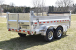 6' x 12' Enbeck 5 Ton Tandem Axle Aluminum Dump Trailer w/ Aluminum Rims Speedway Trailers Guelph Cambridge Kitchener Ontario Canada