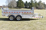6' x 12' Enbeck 5 Ton Tandem Axle Aluminum Dump Trailer w/ Aluminum Rims Speedway Trailers Guelph Cambridge Kitchener Ontario Canada