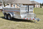 6' x 12' Enbeck 5 Ton Tandem Axle Aluminum Dump Trailer w/ Aluminum Rims Speedway Trailers Guelph Cambridge Kitchener Ontario Canada