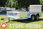 6' x 12' Enbeck Tandem Axle Aluminum Utility Trailer w/ Aluminum Rims Speedway Trailers Guelph Cambridge Kitchener Ontario Canada