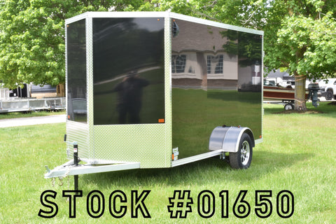 6' x 12' Enbeck Single Axle Enclosed Aluminum Cargo Trailer Speedway Trailers Guelph Cambridge Kitchener Ontario Canada