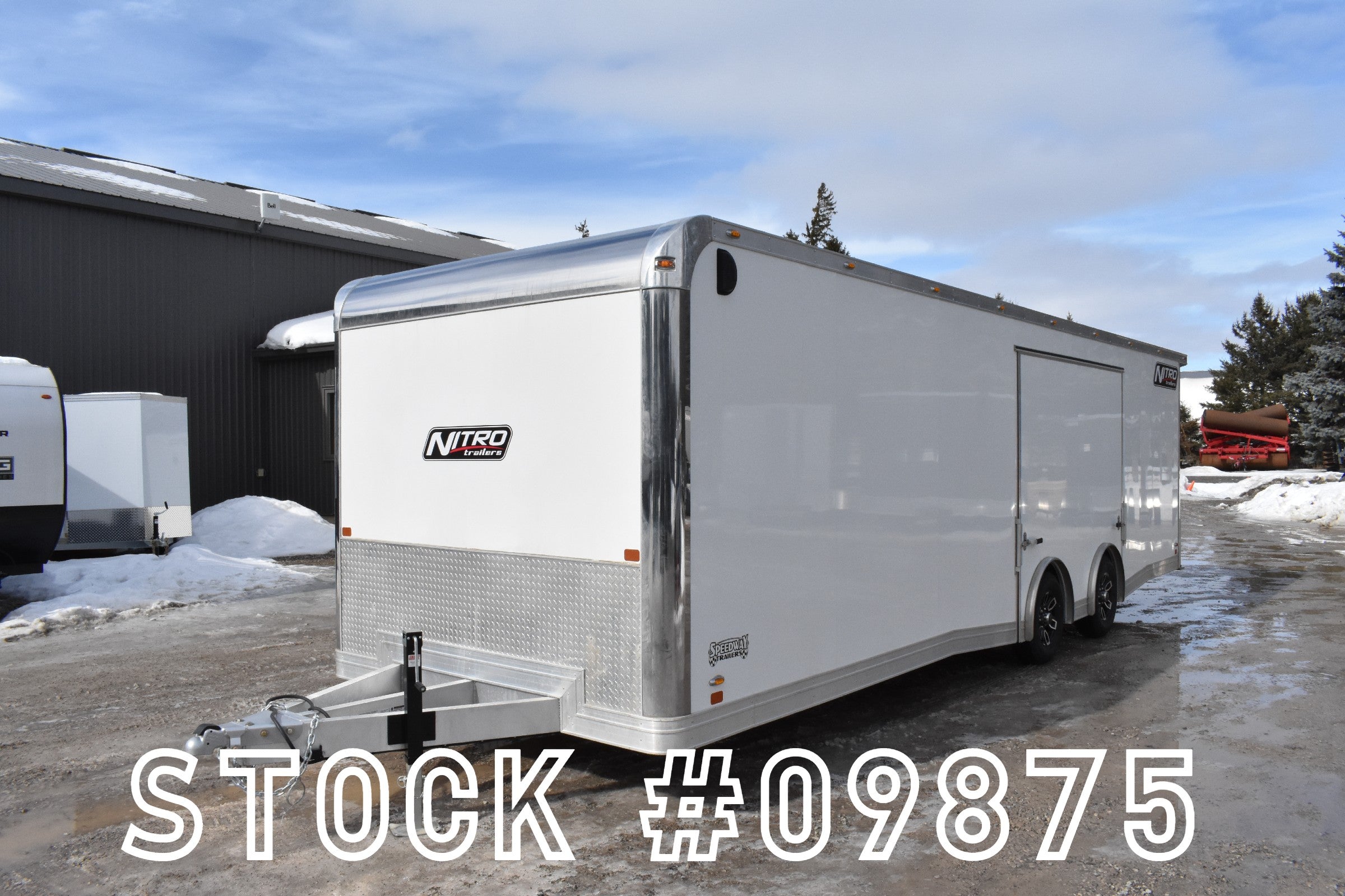 8.5' x 28' Nitro Tandem Axle Aluminum Enclosed Car Hauler (2026)