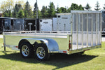 6' x 12' Enbeck Tandem Axle Aluminum Utility Trailer w/ Aluminum Rims & Bi-Fold Gate Speedway Trailers Guelph Cambridge Kitchener Ontario Canada