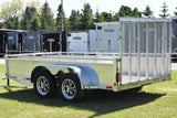 6' x 12' Enbeck Tandem Axle Aluminum Utility Trailer w/ Aluminum Rims & Bi-Fold Gate Speedway Trailers Guelph Cambridge Kitchener Ontario Canada