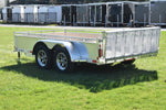 6' x 12' Enbeck Tandem Axle Aluminum Utility Trailer w/ Aluminum Rims & Bi-Fold Gate  Speedway Trailers Guelph Cambridge Kitchener Ontario Canada
