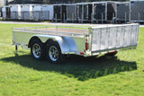 6' x 12' Enbeck Tandem Axle Aluminum Utility Trailer w/ Aluminum Rims & Bi-Fold Gate  Speedway Trailers Guelph Cambridge Kitchener Ontario Canada