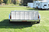 6' x 12' Enbeck Tandem Axle Aluminum Utility Trailer w/ Aluminum Rims & Bi-Fold Gate  Speedway Trailers Guelph Cambridge Kitchener Ontario Canada