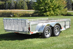 6' x 12' Enbeck Tandem Axle Aluminum Utility Trailer w/ Aluminum Rims & Bi-Fold Gate  Speedway Trailers Guelph Cambridge Kitchener Ontario Canada