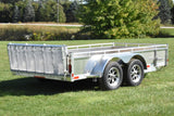6' x 12' Enbeck Tandem Axle Aluminum Utility Trailer w/ Aluminum Rims & Bi-Fold Gate  Speedway Trailers Guelph Cambridge Kitchener Ontario Canada