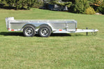 6' x 12' Enbeck Tandem Axle Aluminum Utility Trailer w/ Aluminum Rims & Bi-Fold Gate  Speedway Trailers Guelph Cambridge Kitchener Ontario Canada