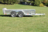 6' x 12' Enbeck Tandem Axle Aluminum Utility Trailer w/ Aluminum Rims & Bi-Fold Gate  Speedway Trailers Guelph Cambridge Kitchener Ontario Canada