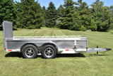 6' x 12' Enbeck Tandem Axle Aluminum Utility Trailer w/ Aluminum Rims & Bi-Fold Gate Speedway Trailers Guelph Cambridge Kitchener Ontario Canada