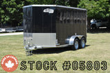 6' x 12' Gator Elite Tandem Axle Enclosed Galvanized Cargo Trailer Speedway Trailers Guelph Cambridge Kitchener Ontario Canada