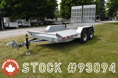 6' x 12' One-Sixteen Tandem Axle Flatdeck Scissor Lift Trailer Speedway Trailers Guelph Cambridge Kitchener Ontario Canada