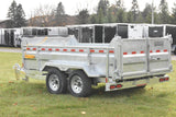 6' x 12' One Sixteen Tandem Axle Galvanized Telescopic Dump Trailer 5 Ton Speedway Trailers Guelph Cambridge Kitchener Ontario Canada