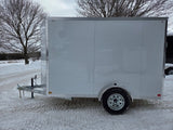 6' x 10' Rhino Single Axle Enclosed Cargo Trailer w/ Ramp Door