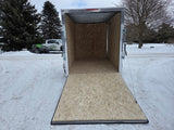6' x 10' Rhino Single Axle Enclosed Cargo Trailer w/ Ramp Door