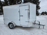 6' x 10' Rhino Single Axle Enclosed Cargo Trailer w/ Ramp Door