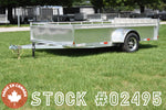 7' x 12' Enbeck Single Axle Aluminum Utility Trailer w/ Aluminum Rims & Bi-Fold Gate Speedway Trailers Guelph Cambridge Kitchener Ontario Canada