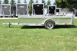 7' x 12' Enbeck Single Axle Aluminum Utility Trailer w/ Aluminum Rims & Bi-Fold Gate (2026)
