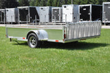 7' x 12' Enbeck Single Axle Aluminum Utility Trailer w/ Aluminum Rims & Bi-Fold Gate (2026)