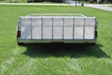 7' x 12' Enbeck Single Axle Aluminum Utility Trailer w/ Aluminum Rims & Bi-Fold Gate Speedway Trailers Guelph Cambridge Kitchener Ontario Canada