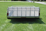 7' x 12' Enbeck Single Axle Aluminum Utility Trailer w/ Aluminum Rims & Bi-Fold Gate (2026)