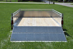 7' x 12' Enbeck Single Axle Aluminum Utility Trailer w/ Aluminum Rims & Bi-Fold Gate Speedway Trailers Guelph Cambridge Kitchener Ontario Canada