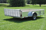 7' x 12' Enbeck Single Axle Aluminum Utility Trailer w/ Aluminum Rims & Bi-Fold Gate Speedway Trailers Guelph Cambridge Kitchener Ontario Canada