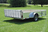 7' x 12' Enbeck Single Axle Aluminum Utility Trailer w/ Aluminum Rims & Bi-Fold Gate Speedway Trailers Guelph Cambridge Kitchener Ontario Canada