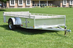 7' x 12' Enbeck Single Axle Aluminum Utility Trailer w/ Aluminum Rims & Bi-Fold Gate Speedway Trailers Guelph Cambridge Kitchener Ontario Canada
