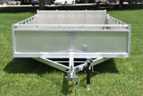 7' x 12' Enbeck Single Axle Aluminum Utility Trailer w/ Aluminum Rims & Bi-Fold Gate (2026)