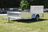 7' x 12' Enbeck Single Axle Aluminum Utility Trailer w/ Aluminum Rims Speedway Trailers Guelph Cambridge Kitchener Ontario Canada