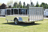 7' x 12' Enbeck Single Axle Aluminum Utility Trailer w/ Aluminum Rims Speedway Trailers Guelph Cambridge Kitchener Ontario Canada