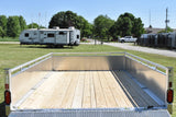 7' x 12' Enbeck Single Axle Aluminum Utility Trailer w/ Aluminum Rims Speedway Trailers Guelph Cambridge Kitchener Ontario Canada