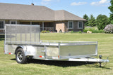 7' x 12' Enbeck Single Axle Aluminum Utility Trailer w/ Aluminum Rims Speedway Trailers Guelph Cambridge Kitchener Ontario Canada