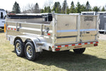 7' x 12' Enbeck Tandem Axle 5 Ton Aluminum Dump Trailer w/ Aluminum Rims Speedway Trailers Guelph Cambridge Kitchener Ontario Canada