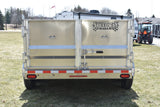 7' x 12' Enbeck Tandem Axle 5 Ton Aluminum Dump Trailer w/ Aluminum Rims Speedway Trailers Guelph Cambridge Kitchener Ontario Canada