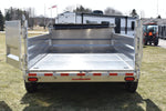 7' x 12' Enbeck Tandem Axle 5 Ton Aluminum Dump Trailer w/ Aluminum Rims Speedway Trailers Guelph Cambridge Kitchener Ontario Canada
