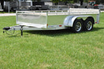 7' x 12' Enbeck Tandem Axle Aluminum Utility Trailer w/ Aluminum Rims & Bi-Fold Gate Speedway Trailers Guelph Cambridge Kitchener Ontario Canada