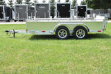 7' x 12' Enbeck Tandem Axle Aluminum Utility Trailer w/ Aluminum Rims & Bi-Fold Gate Speedway Trailers Guelph Cambridge Kitchener Ontario Canada