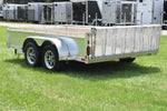 7' x 12' Enbeck Tandem Axle Aluminum Utility Trailer w/ Aluminum Rims & Bi-Fold Gate Speedway Trailers Guelph Cambridge Kitchener Ontario Canada