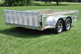 7' x 12' Enbeck Tandem Axle Aluminum Utility Trailer w/ Aluminum Rims & Bi-Fold Gate Speedway Trailers Guelph Cambridge Kitchener Ontario Canada