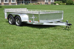 7' x 12' Enbeck Tandem Axle Aluminum Utility Trailer w/ Aluminum Rims & Bi-Fold Gate Speedway Trailers Guelph Cambridge Kitchener Ontario Canada