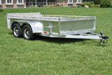 7' x 12' Enbeck Tandem Axle Aluminum Utility Trailer w/ Aluminum Rims & Bi-Fold Gate Speedway Trailers Guelph Cambridge Kitchener Ontario Canada